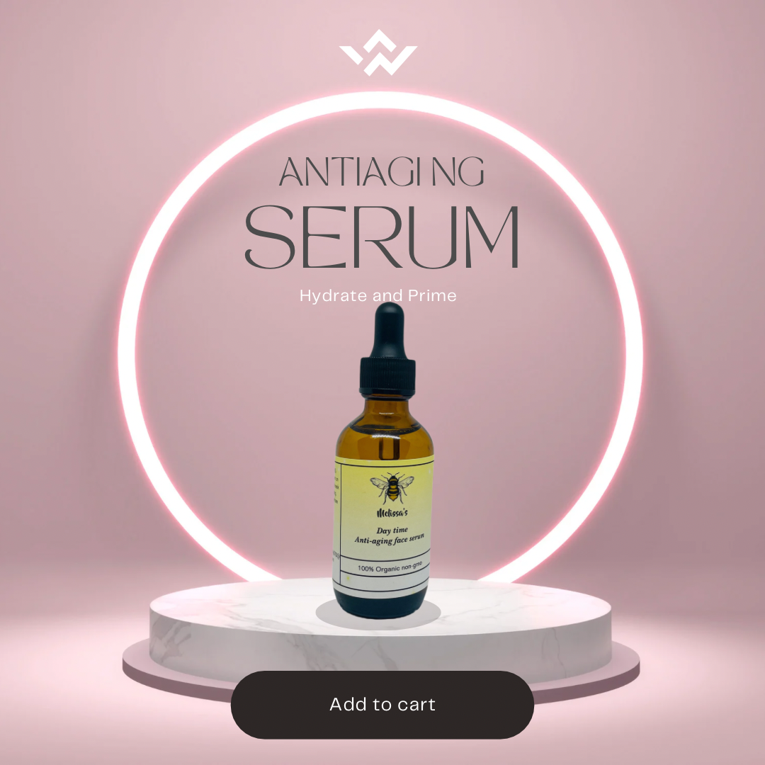Organic Anti-aging daytime face serum with Vitamin C