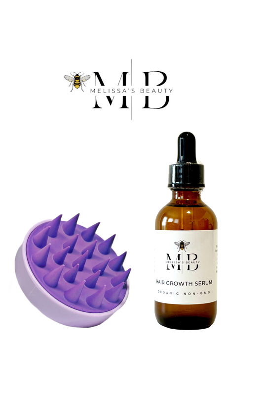 Hair growth serum 100% Organic, non-Gmo, Vegan and cruelty free