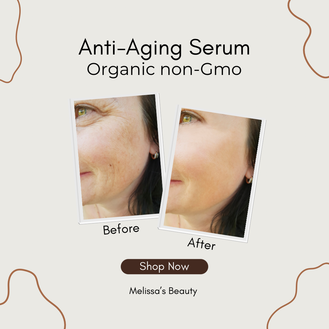 Anti-Aging face serum 100% Organic, non-Gmo, Vegan and Cruelty free