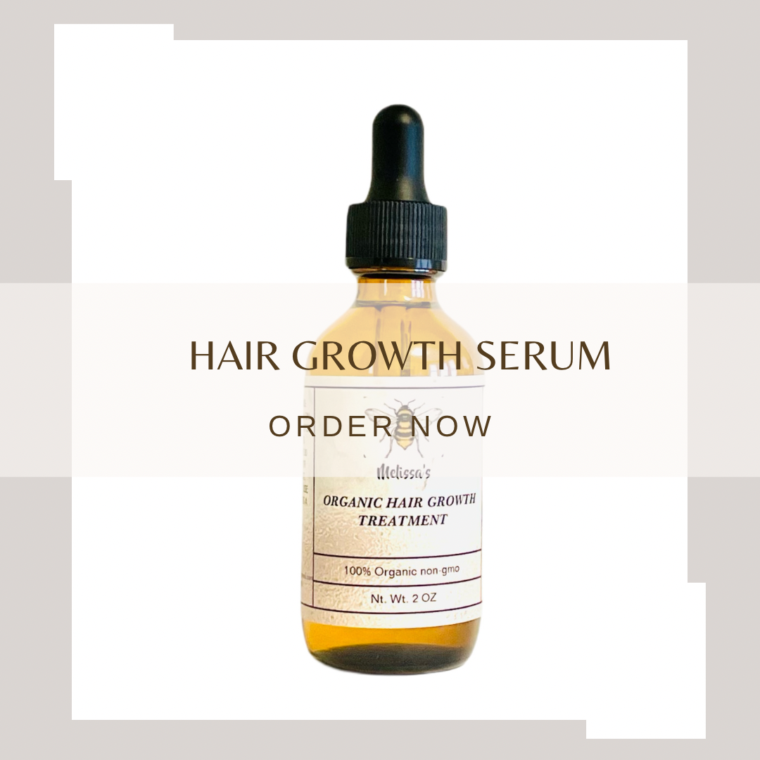 Hair growth serum 100% Organic, non-Gmo, Vegan and cruelty free with hair massager