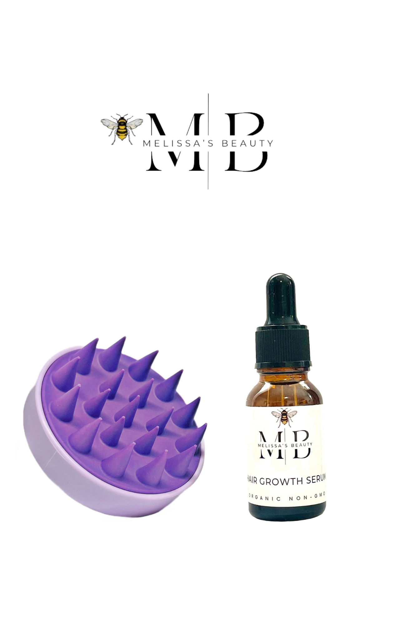 Hair growth serum 100% Organic, non-Gmo, Vegan and cruelty free