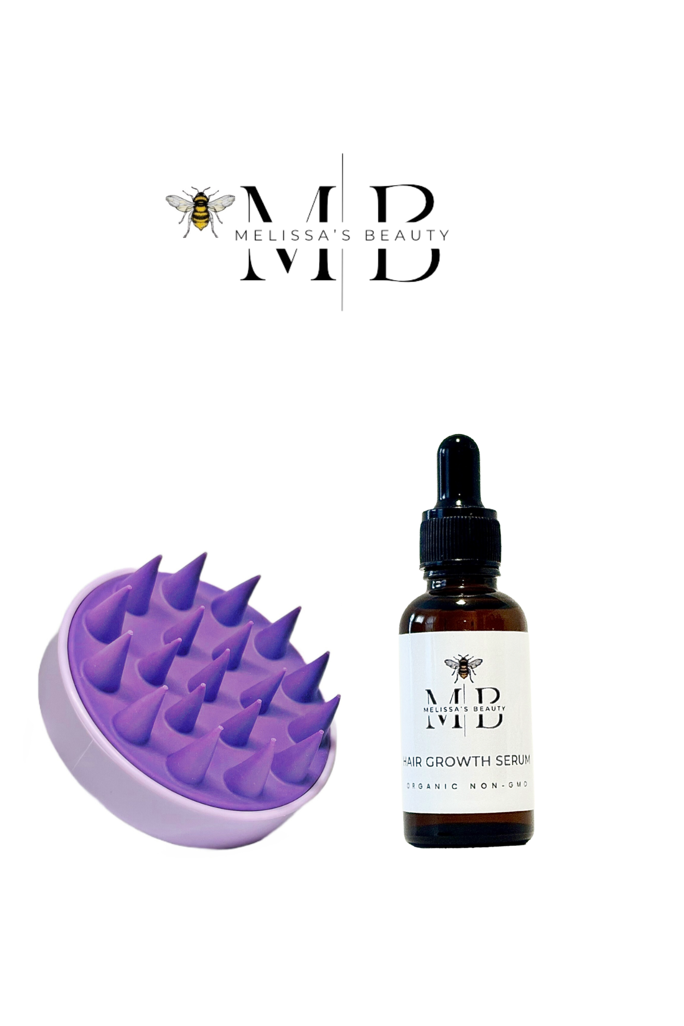 Hair growth serum 100% Organic, non-Gmo, Vegan and cruelty free